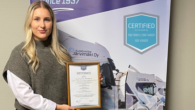 ISO 45001 -sertifikaatti saavutettu – merkittävä askel työterveyden ja -turvallisuuden kehittämisessä
