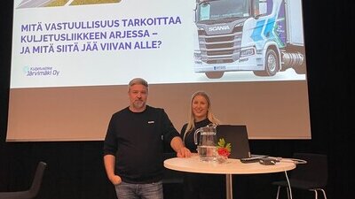 Vastuullisuustyömme edustettuna Truck Meet Perhossa - Skallin vastuullisuus seminaarissa